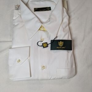 Long Sleeve White Men's Shirt